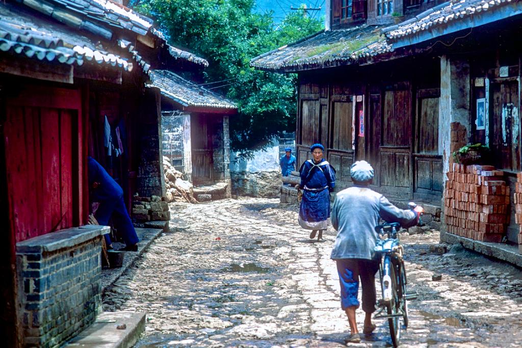 丽江古城黄昏美景掠影